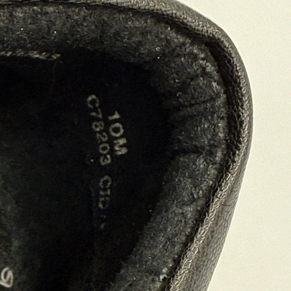 b.o.c.‎ Concept Leather Wedge Loafers 10M Black Minimalist Professional C78203